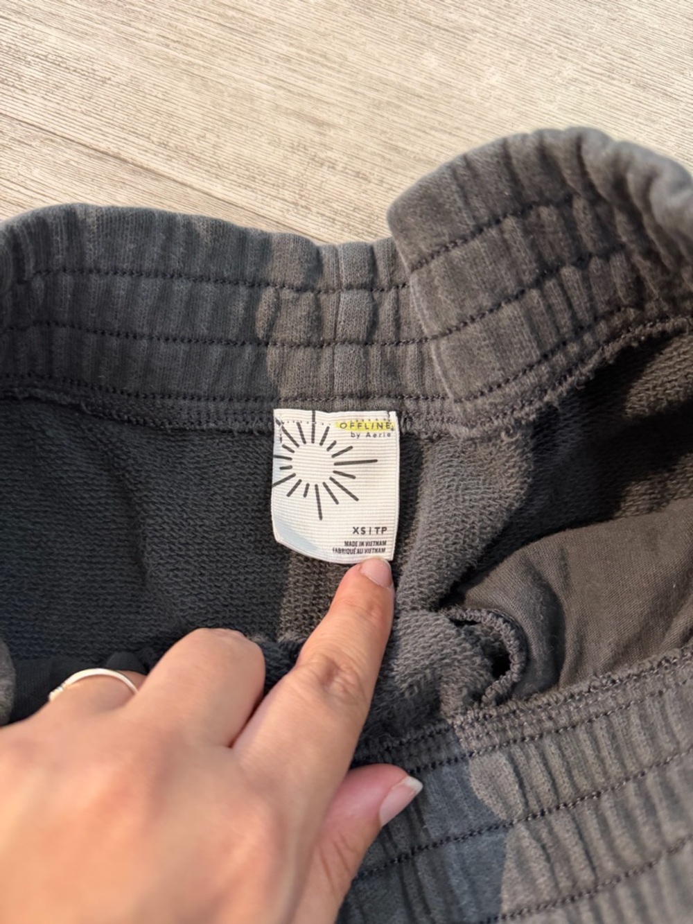 Offline by aerie Charcoal Lounge Shorts - Picture 4 of 4